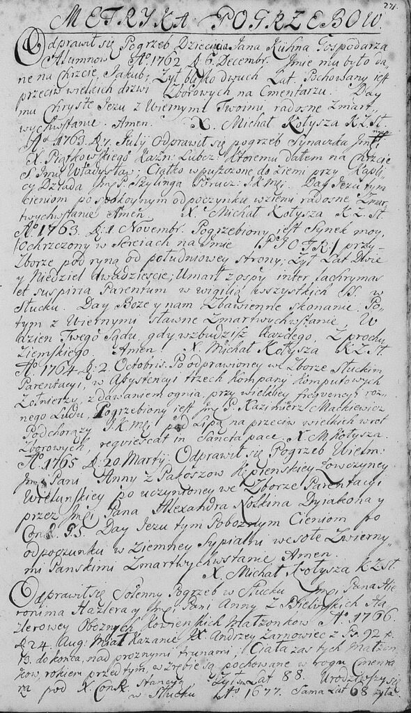 Mertyka pogrebow Słuck 1761-1819